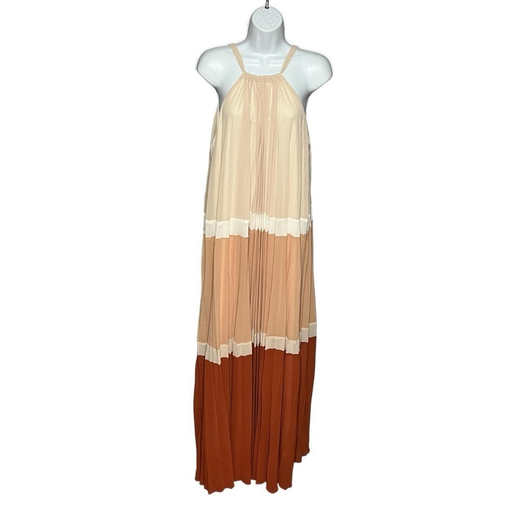 Lulu’s Totally Tranquil ColorBlock Maxi Dress Women’s Size Medium - Picture 3 of 15